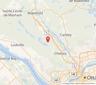 Map of Chelsea, QuebecQuebec