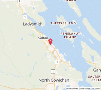 Map of Chemainus, British ColumbiaBritish Columbia