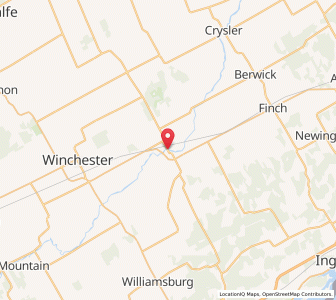 Map of Chesterville, OntarioOntario