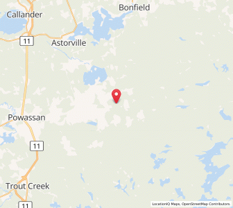 Map of Chisholm, OntarioOntario