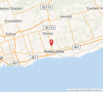 Map of Clarington, OntarioOntario