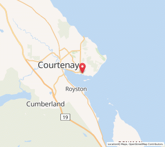 Map of Comox, British ColumbiaBritish Columbia