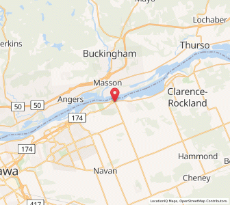 Map of Cumberland, OntarioOntario