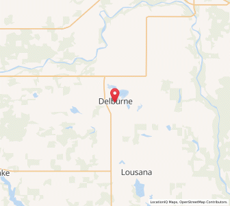 Map of Delburne, AlbertaAlberta