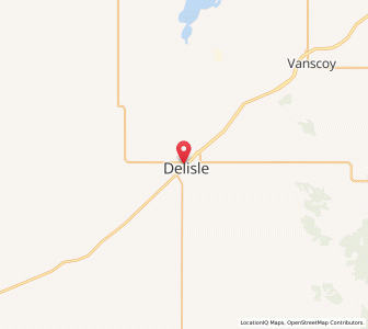 Map of Delisle, SaskatchewanSaskatchewan