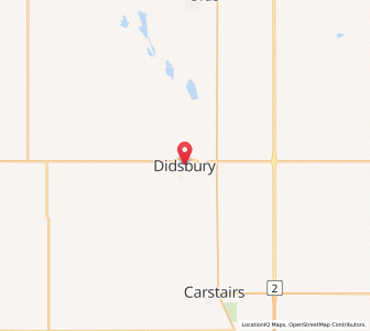 Map of Didsbury, AlbertaAlberta