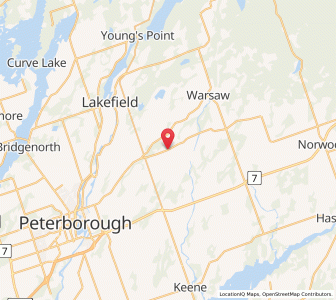 Map of Douro, OntarioOntario