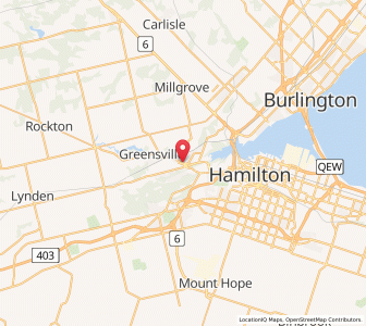 Map of Dundas, OntarioOntario