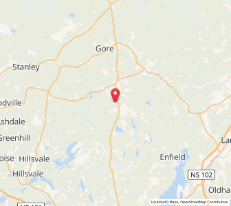 Map of East Hants, Nova ScotiaNova Scotia