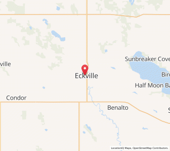 Map of Eckville, AlbertaAlberta