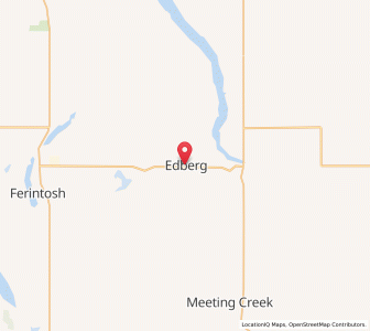 Map of Edberg, AlbertaAlberta