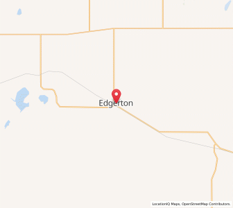 Map of Edgerton, AlbertaAlberta
