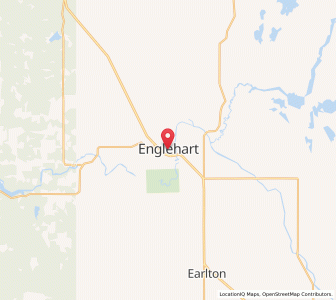 Map of Englehart, OntarioOntario