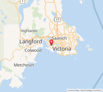 Map of Esquimalt, British ColumbiaBritish Columbia