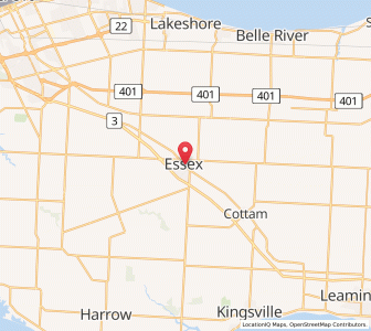 Map of Essex, OntarioOntario
