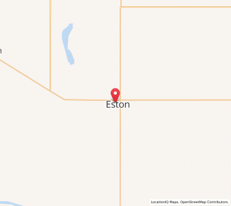 Map of Eston, SaskatchewanSaskatchewan