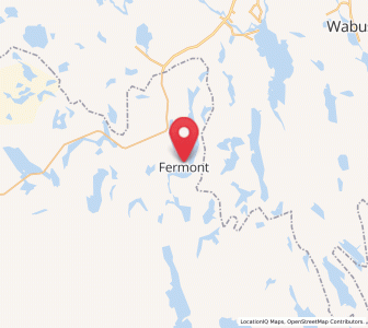 Map of Fermont, Quebec