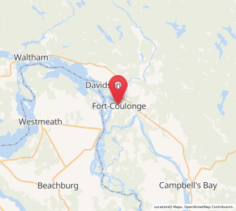Map of Fort-Coulonge, Quebec