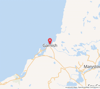 Map of Garnish, Newfoundland & LabradorNewfoundland and Labrador