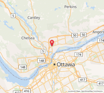 Map of Gatineau, QuebecQuebec