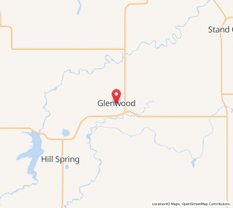 Map of Glenwood, AlbertaAlberta