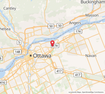 Map of Gloucester, OntarioOntario