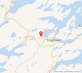 Map of Glovertown, Newfoundland & LabradorNewfoundland and Labrador