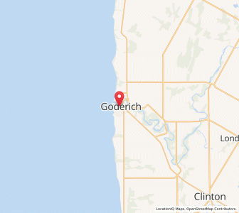 Map of Goderich, OntarioOntario