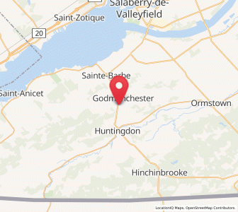 Map of Godmanchester, Quebec
