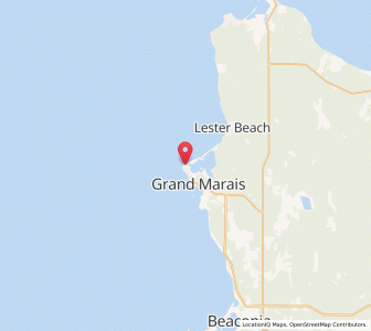 Map of Grand Marais, ManitobaManitoba