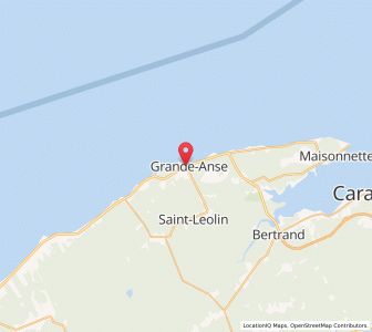 Map of Grande-Anse, New BrunswickNew Brunswick