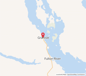 Map of Granisle, British ColumbiaBritish Columbia