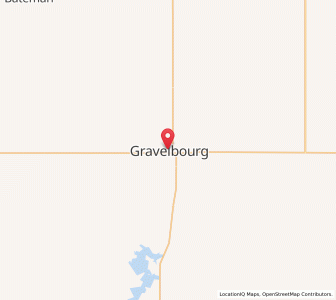 Map of Gravelbourg, SaskatchewanSaskatchewan