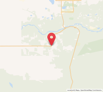 Map of Grovedale, Alberta