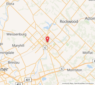Map of Guelph, OntarioOntario