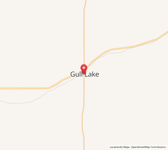 Map of Gull Lake, SaskatchewanSaskatchewan