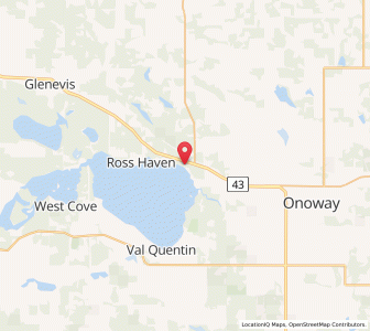 Map of Gunn, AlbertaAlberta