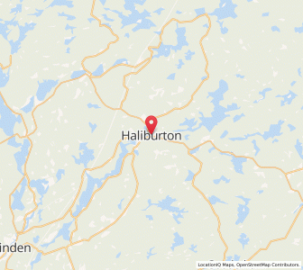 Map of Haliburton, OntarioOntario