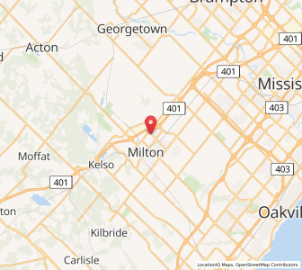 Map of Halton, OntarioOntario