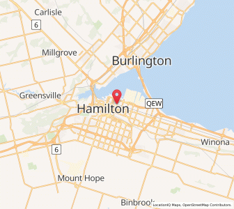 Map of Hamilton-Wentworth, OntarioOntario