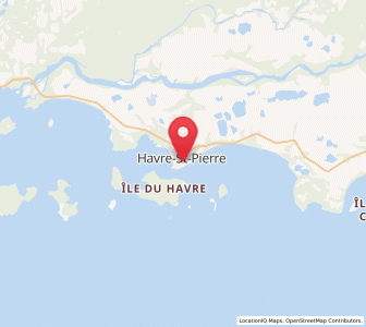 Map of Havre-Saint-Pierre, Quebec