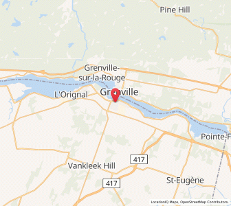 Map of Hawkesbury, OntarioOntario