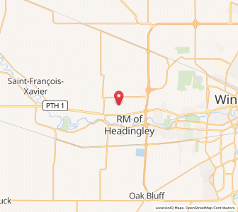 Map of Headingley, ManitobaManitoba