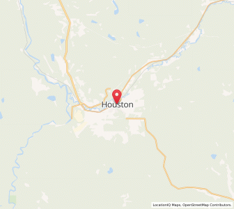 Map of Houston, British ColumbiaBritish Columbia