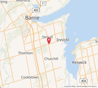 Map of Innisfil, OntarioOntario