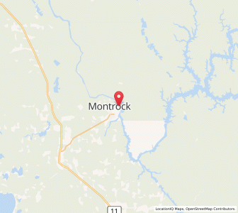 Map of Iroquois Falls, OntarioOntario