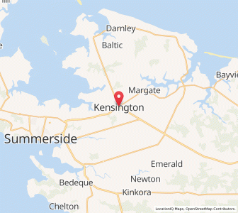 Map of Kensington, Prince Edward IslandPrince Edward Island