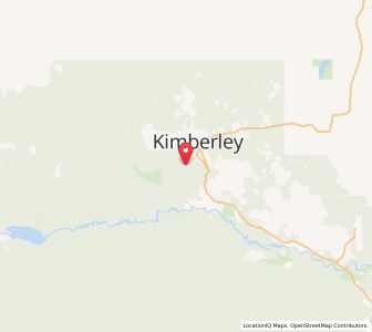 Map of Kimberley, British ColumbiaBritish Columbia