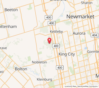 Map of King, OntarioOntario