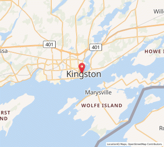 Map of Kingston, OntarioOntario
